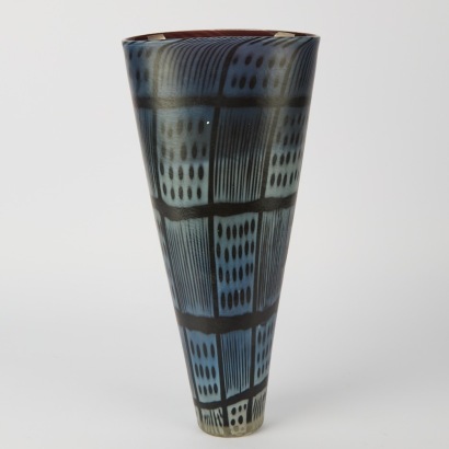 A Tall Glass Vase by Mark Thiele