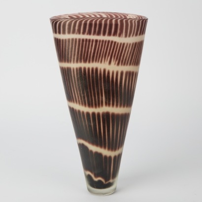 A Tall Glass Vase by Mark Thiele