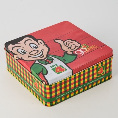 A Four Square 90-Year Anniversary Tin