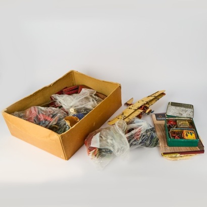 A Large Collection of Meccano
