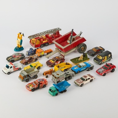 A Collection of Vintage Toy Cars