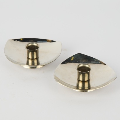 A Pair of Two Mid Century Starlon Candle Holder c.1965