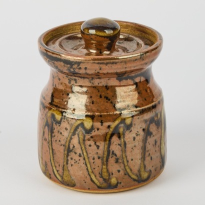 A Helen Mason Māori Motif Jar