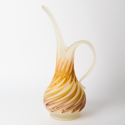 A Murano Glass Long Spouted Ewer