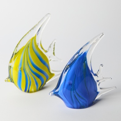 A Pair of Murano Style Art Glass Fish