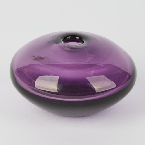 A Hand Blown Glass Art Vase