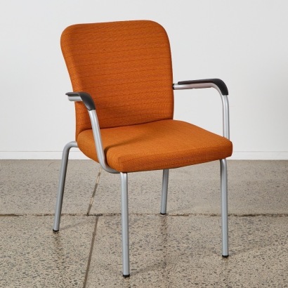 An Orange Side Armchair