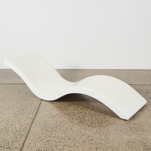 A Wave Form Fibreglass Pool Lounger