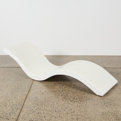 A Wave Form Fibreglass Pool Lounger
