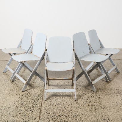 A Set of Five Bruce Watt Storkline Chairs