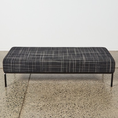 A Cuchi &lsquo;Muse&rsquo; Ottoman in Mondrian Fabric