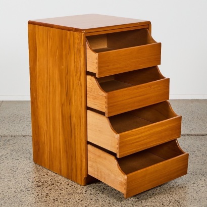 A Set of Retro Drawers made from Solid Rimu Timber