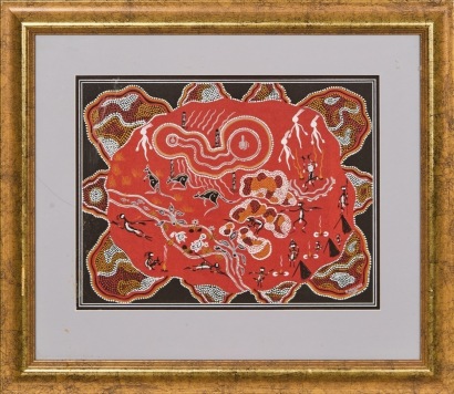 A Peter Mulcahy Aboriginal Art Print