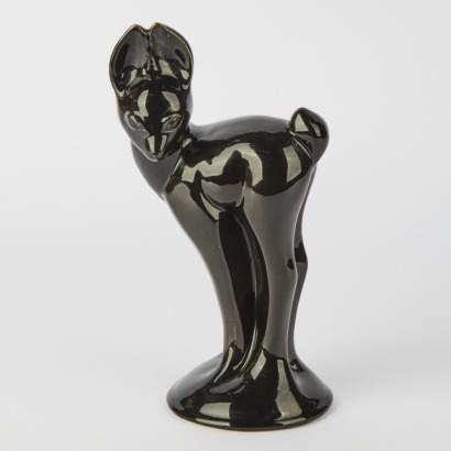 A Rare Crown Lynn Black Fawn