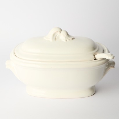 A Tureen and Ladle Set by Cote Table