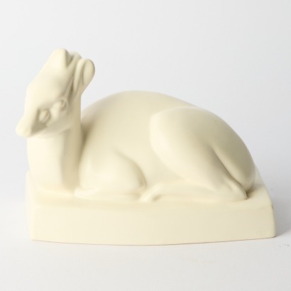 A John Skeaping for Wedgwood Moonstone Fawn Figurine