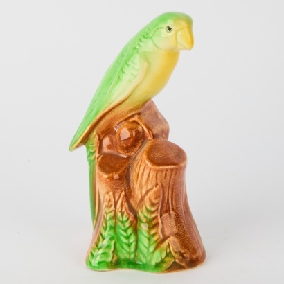 A Crown Lynn Parakeet Posy Vase