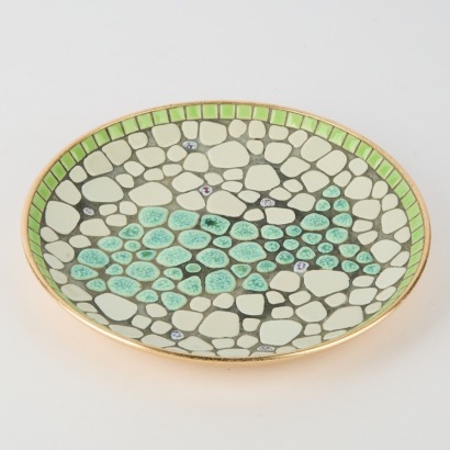 A Mosaic Wall Mounted Dish