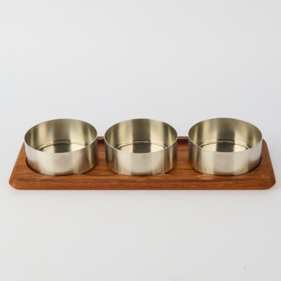 A Set of Stelton Bowls on a Tray Tray, Italy
