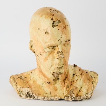 An Outdoor Handmade Bust
