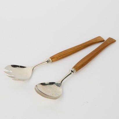 A Set of Mid-Century Salad Servers