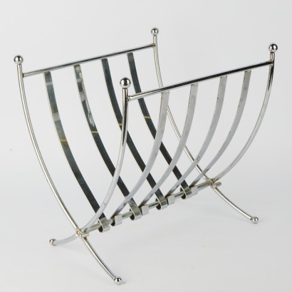 A Metal Mid Century Magazine Holder