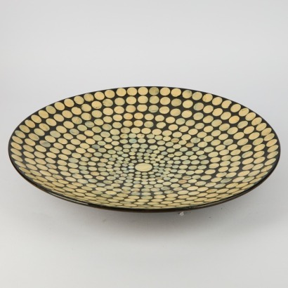 A Large Vintage Mother of Pearl Inlay Dish