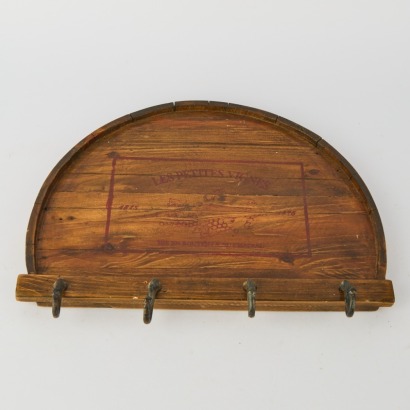 An Oak Barrel Rustic Key Hook