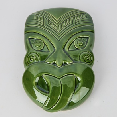 A Taniwha Ceramic Wall Hanging