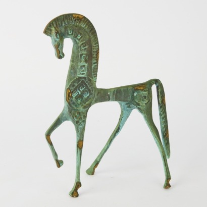 A Bronze Roman Style Horse Statue