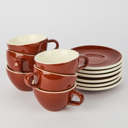 A set of six Acme Classic Cup's Med Weka Colourway