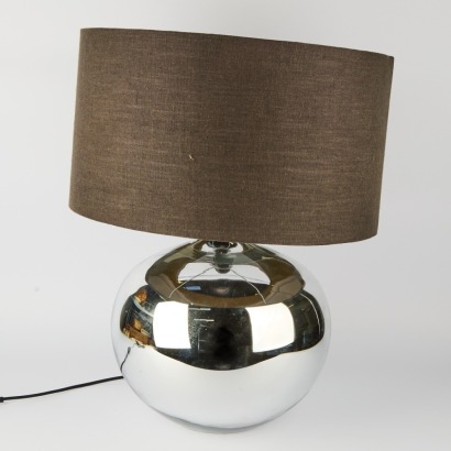 A Large Modernist Chrome Based Table Lamp