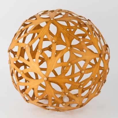 A David Trubridge Floral Pendant Light