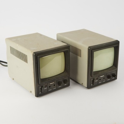A Pair of Vintage Ikegami Monitors