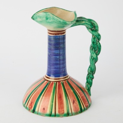 A Hand Painted Italian Jug
