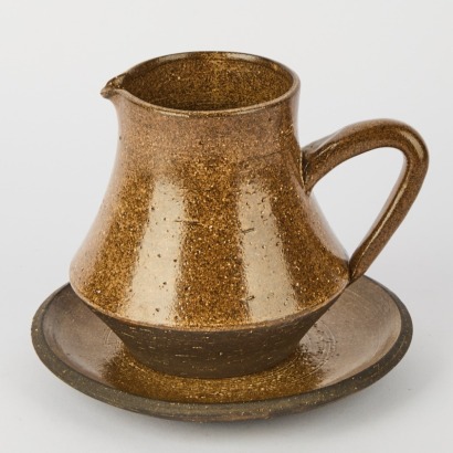 A Bo Borgstrum Ceramic Jug and Dish