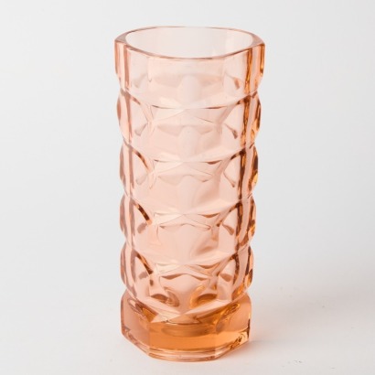A Pink Luminarc Vase, France