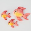 An Art Deco Fish Wall Hanging Set of Three