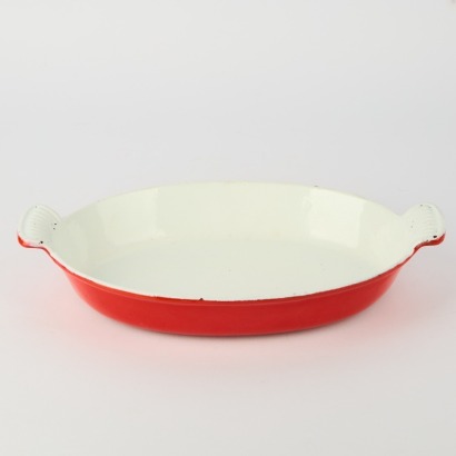 A Vintage Cast Iron Baking Dish