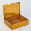 A Rare 1920s Brass Cigar Box Designed by Rockwell Kent for A. G. Spalding Bros - 2