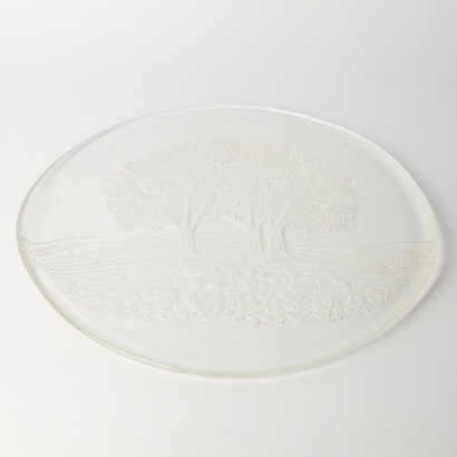 A Kosta Boda Etched Platter