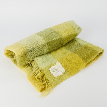 A Vintage Mohair Throw Blanket Made in Scotland