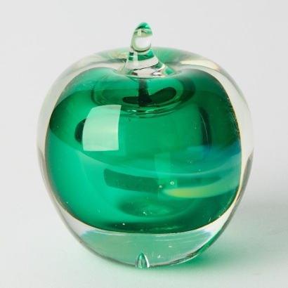 An Art Glass Apple
