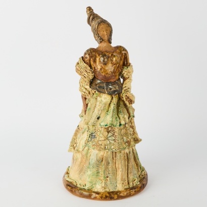 A Ceramic Hand-Built Woman