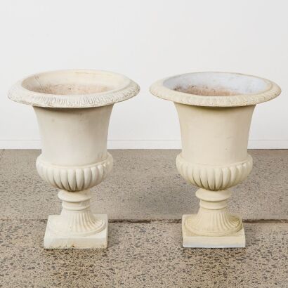 A Pair of Large Roman Style Urns