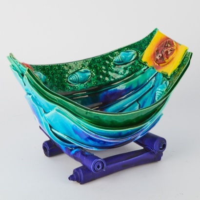 A Katie Gold Centrepiece Bowl