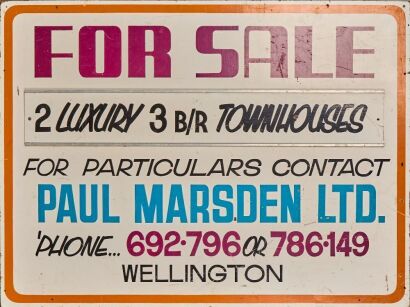 A Vintage Real Estate Sign