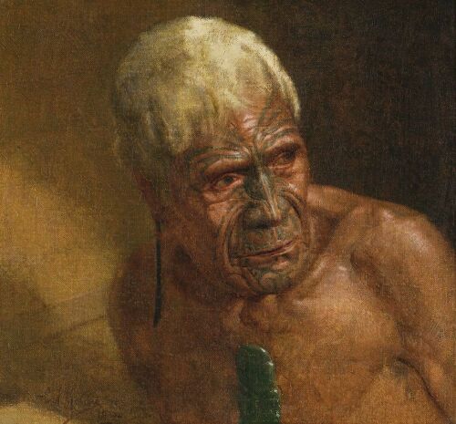 CHARLES FREDERICK GOLDIE Portrait of Te Aho o Te Rangi Wharepu