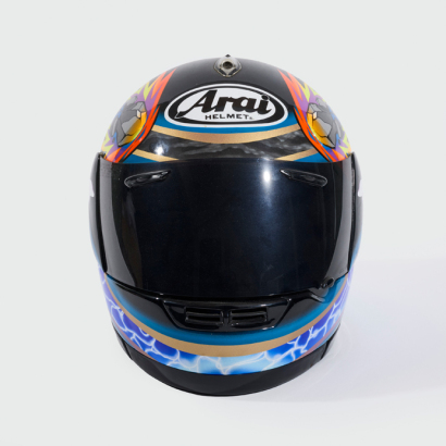 A Katsuaki Fujiwara Arai Replica Helmet