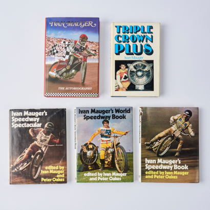A lot of Ivan Mauger Books including his Signature